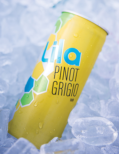 Lila Wines canned Pinot Grigio